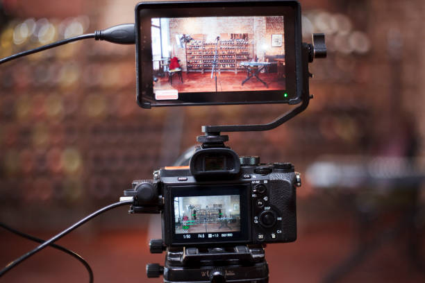 Video cameras system in filmed production