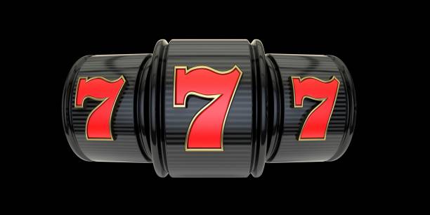 istock Red black 777 casino jackpot 3D 1308325017