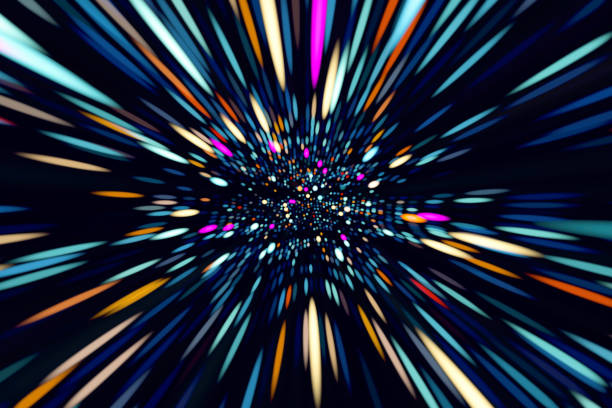 istock Abstract technological background in vibrant colors and blur effect. 1308328964