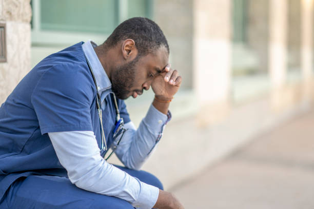 istock Male Doctor Having A Mental Burnout 1308333149