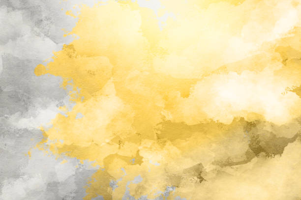 istock Back ground golden white mixed hemp Japanese paper 1308340140