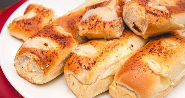 istock Garlic bread (roasted garlic bread). Barbecue, Brazil, Appetizers. 1308344230