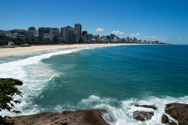 istock Leblon beach and Ipanema Beach deserted during the quarantine during Covid-19 Coronavirus outbreak 1308347525