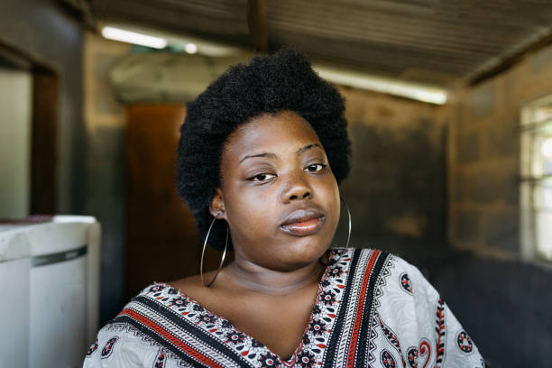 istock African woman at home 1308348082