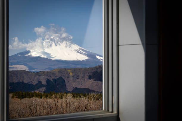 istock Window of Fuji 1308360828