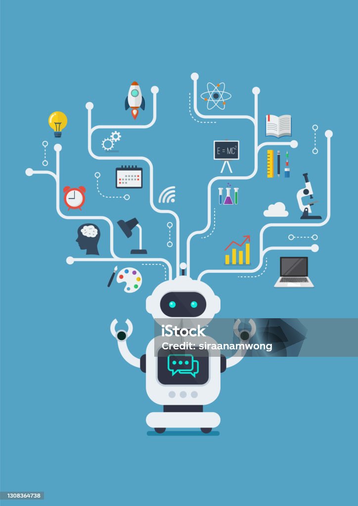 Bot Infographic Chatbot Robot Virtual Infographic Stock Illustration - Download Image ...