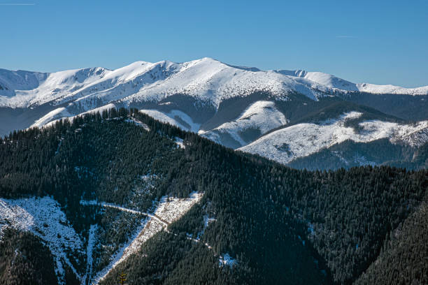 montanhas low tatras, eslováquia, tema de caminhada - 15855 - fotografias e filmes do acervo