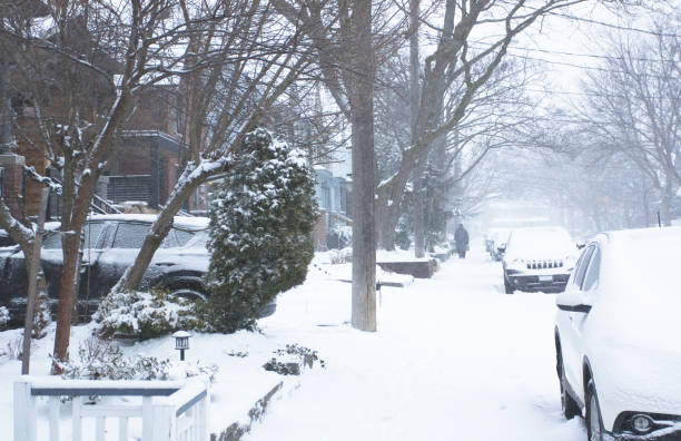 istock Snowy Street 1308369903