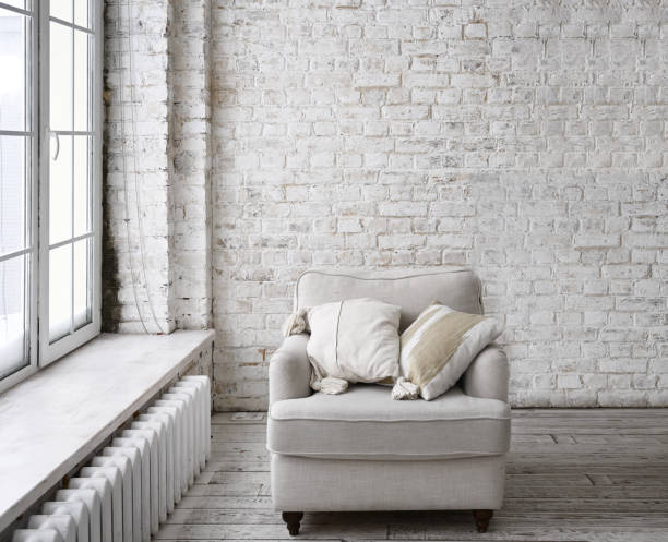istock Soft chair with cushions 1308374268