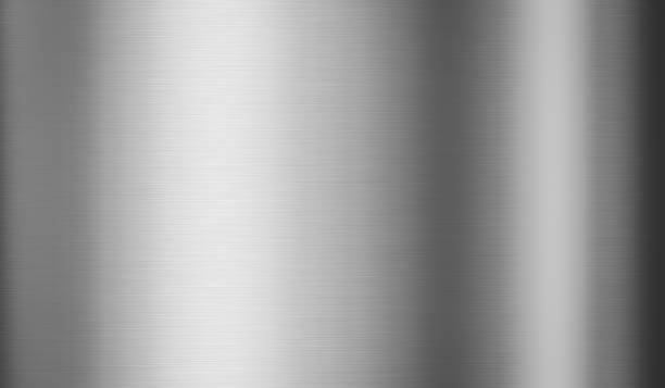 istock Silver metal steel plate and metallic texture background with shiny pattern stainless material surface. 3D rendering. 1308375215