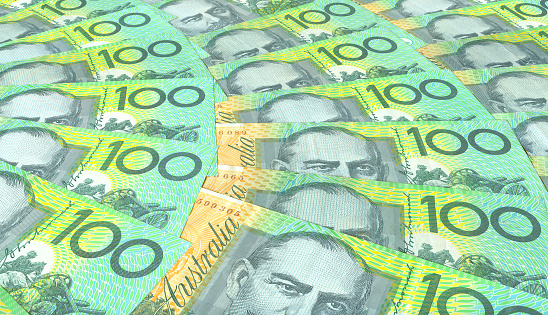 Australian dollars background