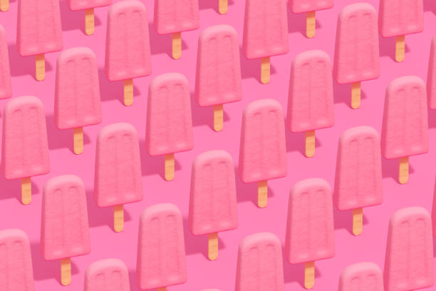 istock Ice cream stick, Popsicle, Minimal summer concept 1308379711