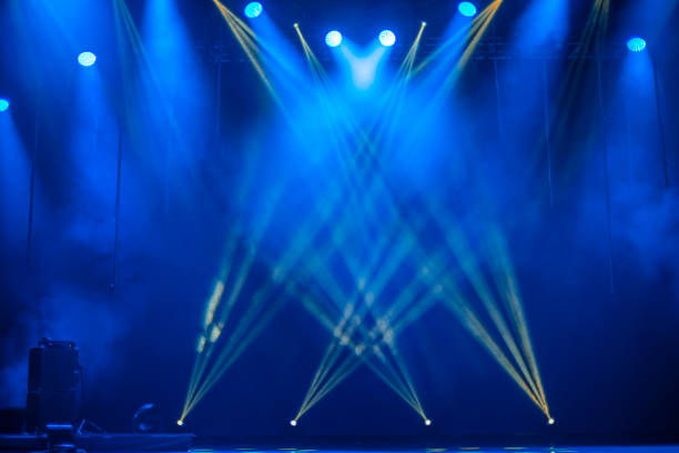 istock rays of light illuminate the scene 1308381048