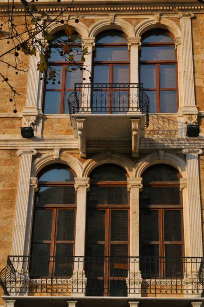 istock Renovated buildings in Beirut 1308382397