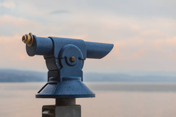 istock binocular at observation desk at sea beach 1308386558