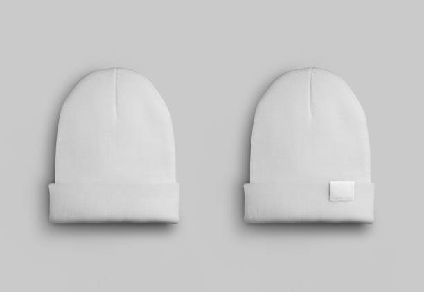 istock White warm beanie mockup with tag 1308394182
