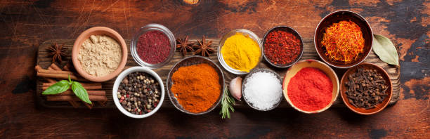 istock Set of various spices and herbs 1308398283