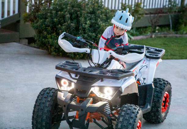 istock Little Boy on Quad ATV 1308401125