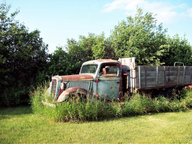 istock Vintage 1940s Grain Truck 1308402810