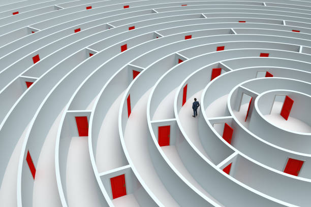 istock Too many options in a huge maze 1308407932