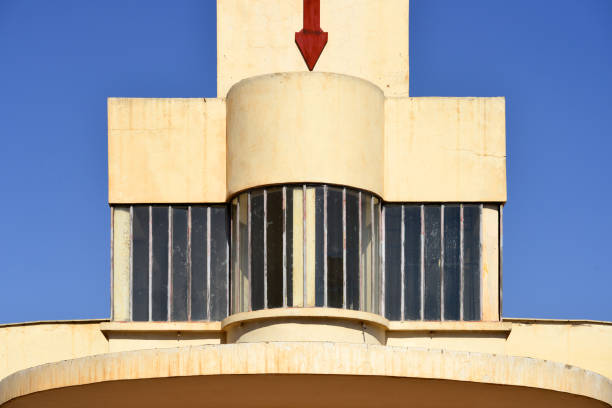 istock Tagliero gas station - cockpit with elegant wraparound windows, Asmara, Eritrea 1308416865