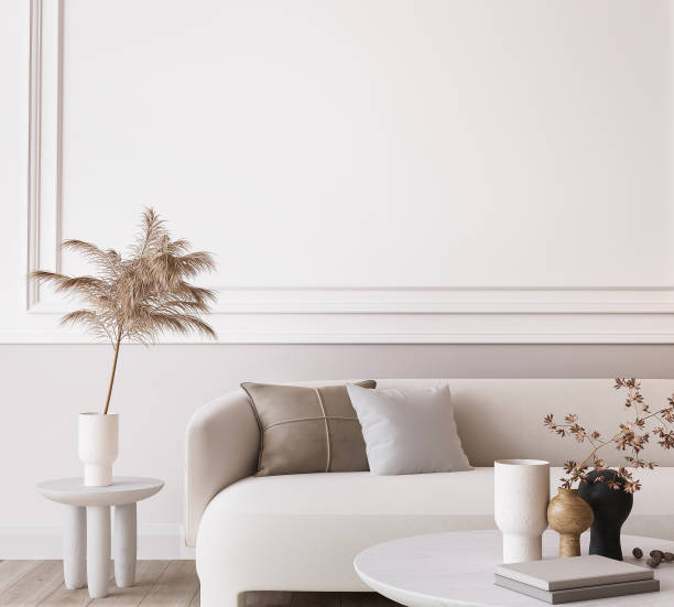 istock White modern living room, minimal home design mockup on empty bright background 1308421823