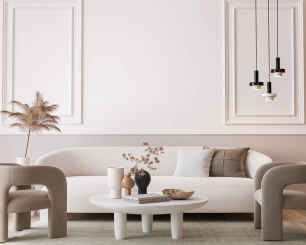 istock White modern living room, minimal home design mockup on empty bright background 1308421865
