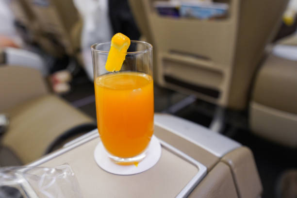 istock Flight services of business class 1308432367