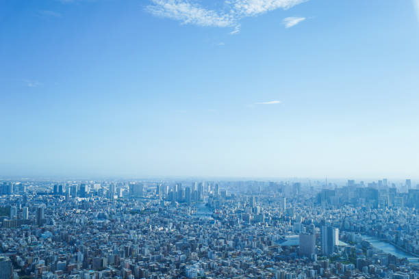 istock Landscape of a metropolitan tokyo 1308435923