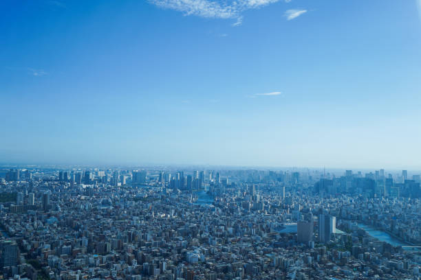 istock Landscape of a metropolitan tokyo 1308435926