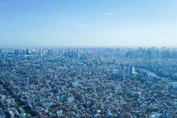 istock Landscape of a metropolitan tokyo 1308435928