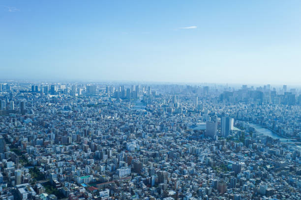 istock Landscape of a metropolitan tokyo 1308435929