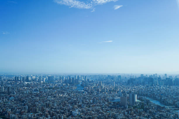 istock Landscape of a metropolitan tokyo 1308435934