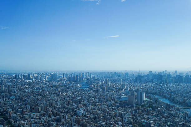 istock Landscape of a metropolitan tokyo 1308435940