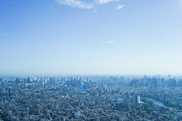 istock Landscape of a metropolitan tokyo 1308435944