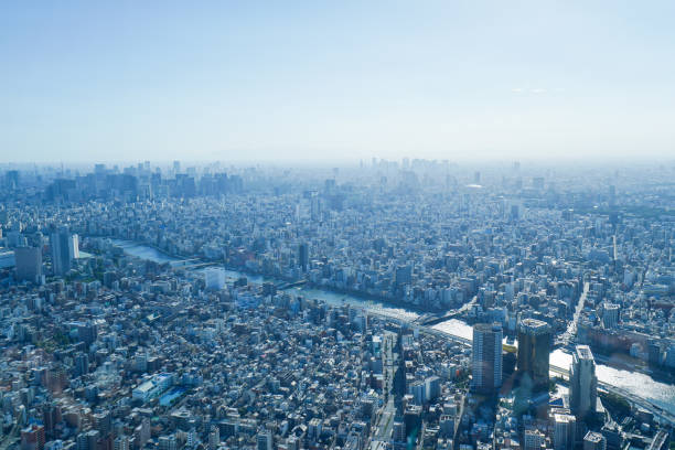 istock Landscape of a metropolitan tokyo 1308435946