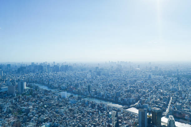 istock Landscape of a metropolitan tokyo 1308435949