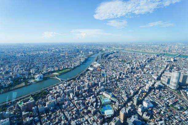 istock Landscape of a metropolitan tokyo 1308435955