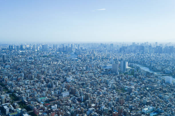 istock Landscape of a metropolitan tokyo 1308435956
