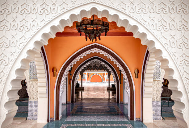 istock The interior is in a traditional oriental style. 1308440509