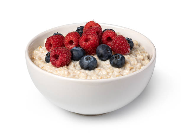 istock prepared oatmeal with berries 1308444717