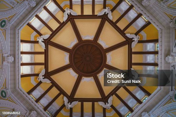 Tokyo Japan June 16 2019 Dome Interior Of Tokyo Station Also Known As Marunouchi Station In Japan Stock Photo - Download Image Now
