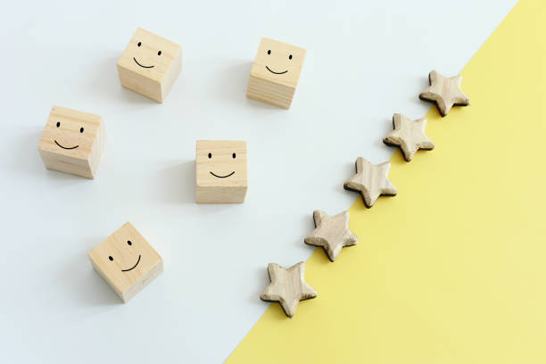 istock concept image of setting a five star goal. increase rating or ranking, evaluation and classification idea 1308448774