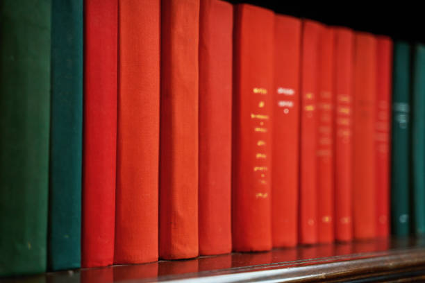 istock Bookshelf with many books 1308449868