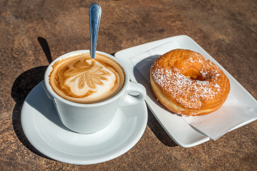 Hot and Steaming coffee cup