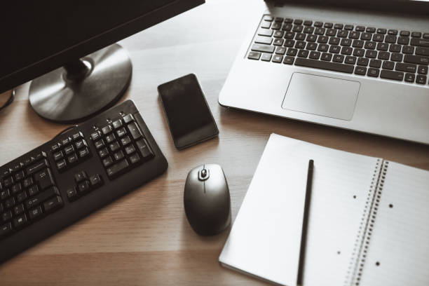 istock The Technology Needed By Every Freelancer - Mouse, Laptop, Keyboard, PC And Writing Tools 1308452527
