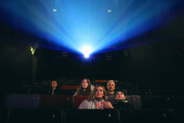 Chairs in a movie, opera or concert hall