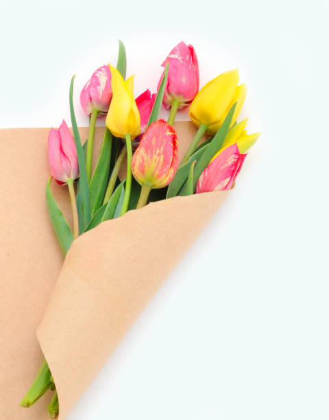 istock Colorful bouquet of tulips. 1308453708