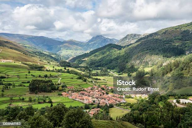 Village Of Carmona Cabuerniga Valley Cantabria Spain Stock Photo - Download Image Now