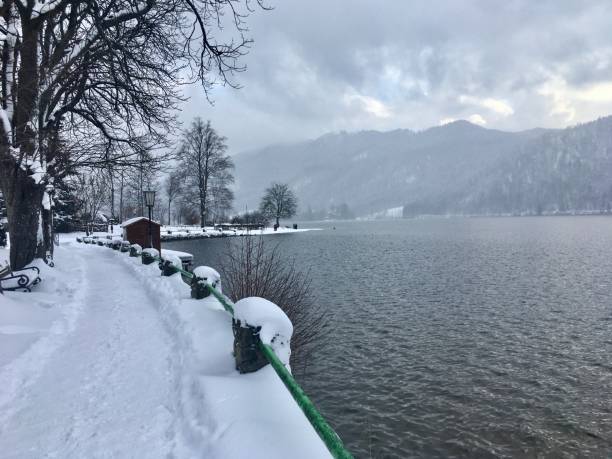 istock Walk along the snow-covered paths in upper Bavaria. 1308462470